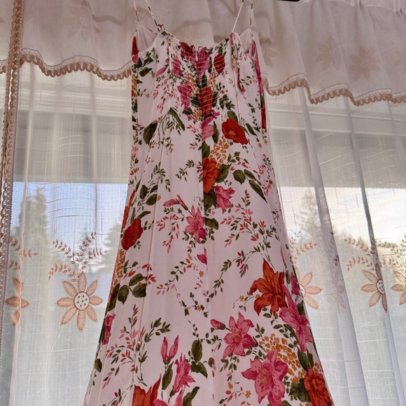 reformation juliette dress in tropique - Picture 6 of 9